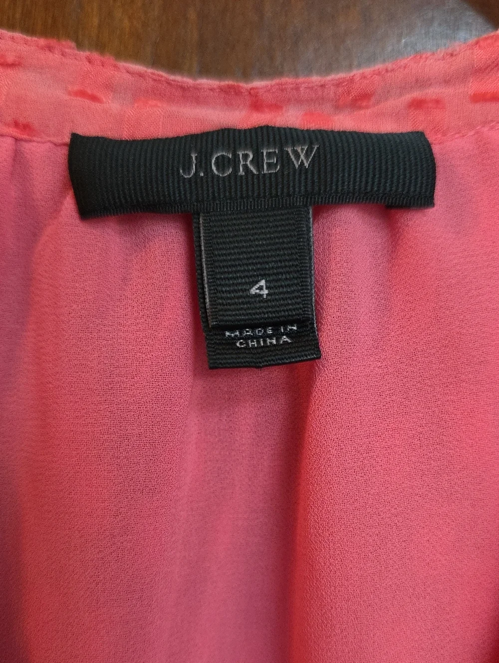 J. Crew Textured V-Neck Blouse 4